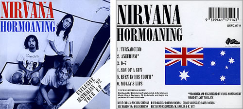 Nirvana / Hormoaning CD Nirvana – Hormoaning, Australian tour